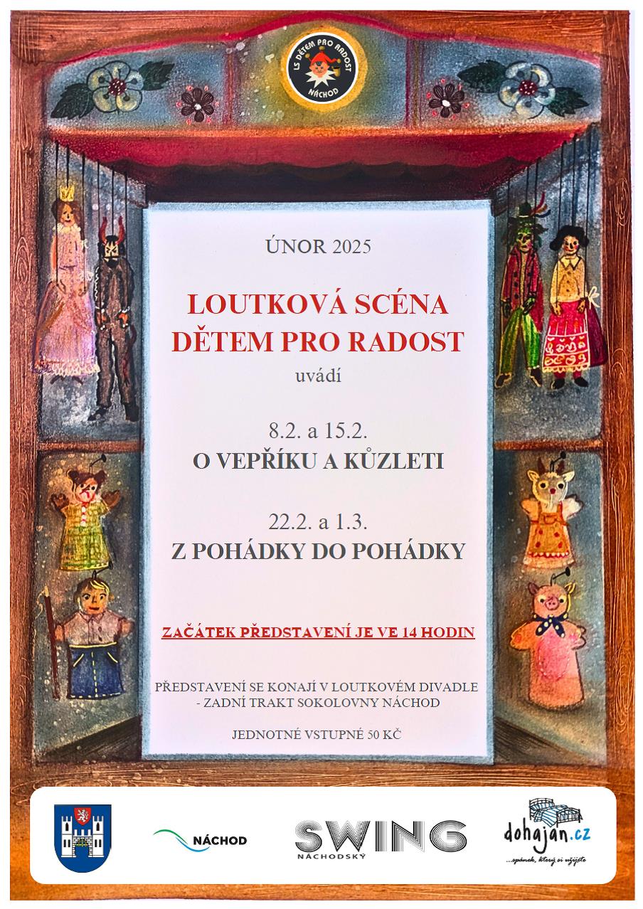 PlakátLoutková představení LS Dětem pro radost