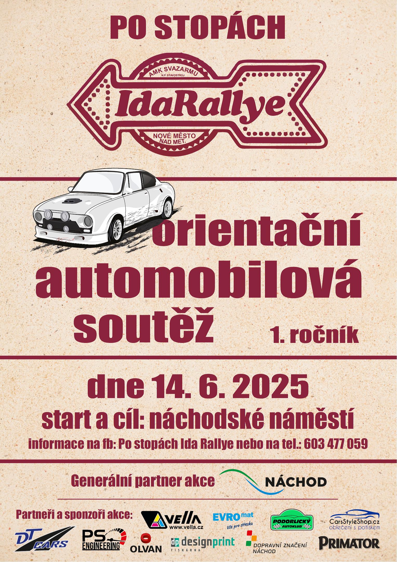 PlakátPo stopách IdaRallye 2025