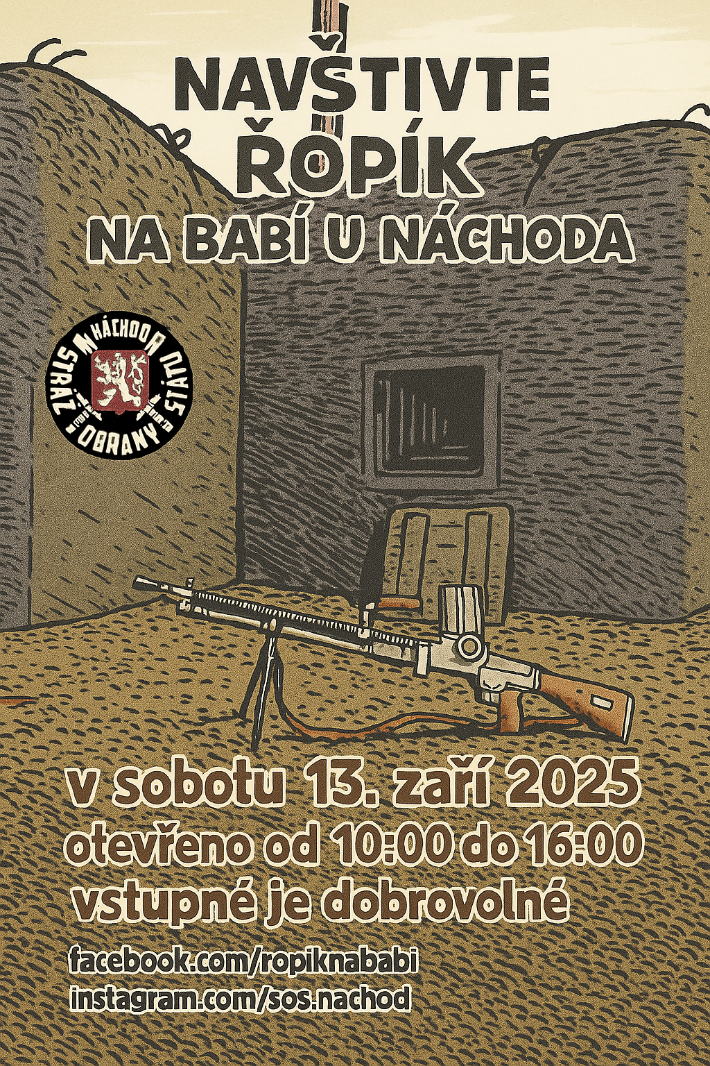 PlakátOtevření řopíku na Babí u Náchoda