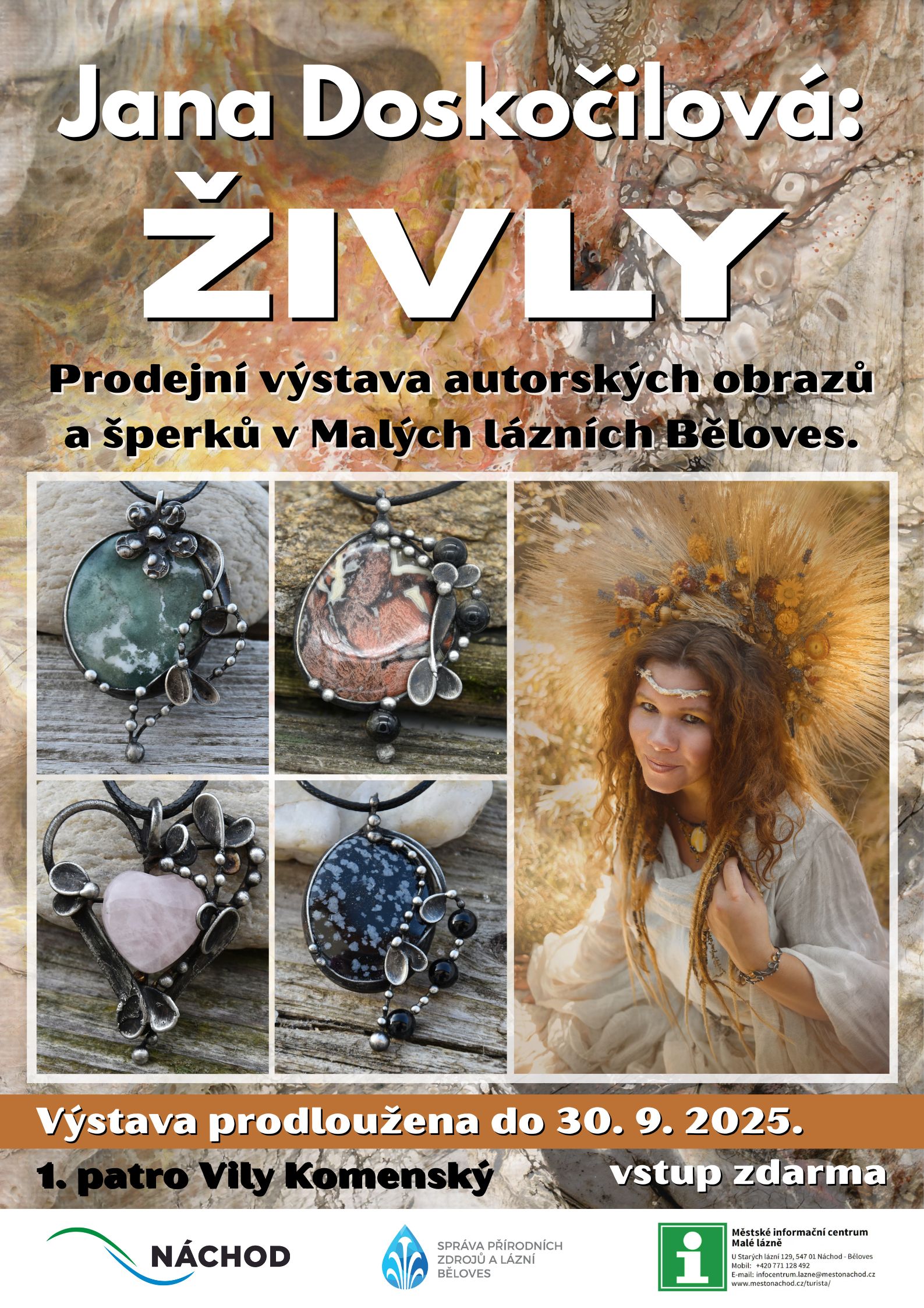 PlakátJana Doskočilová: ŽIVLY (prodlouženo do 30. 9.)