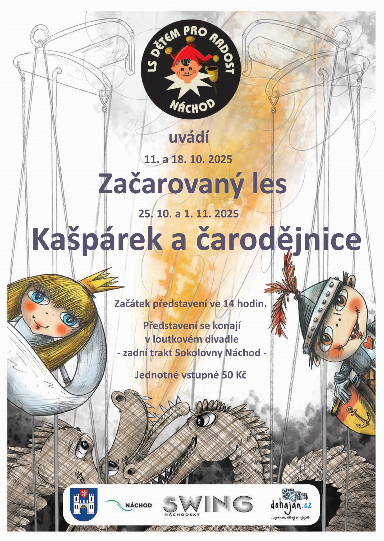 PlakátLoutková představení LS Dětem pro radost