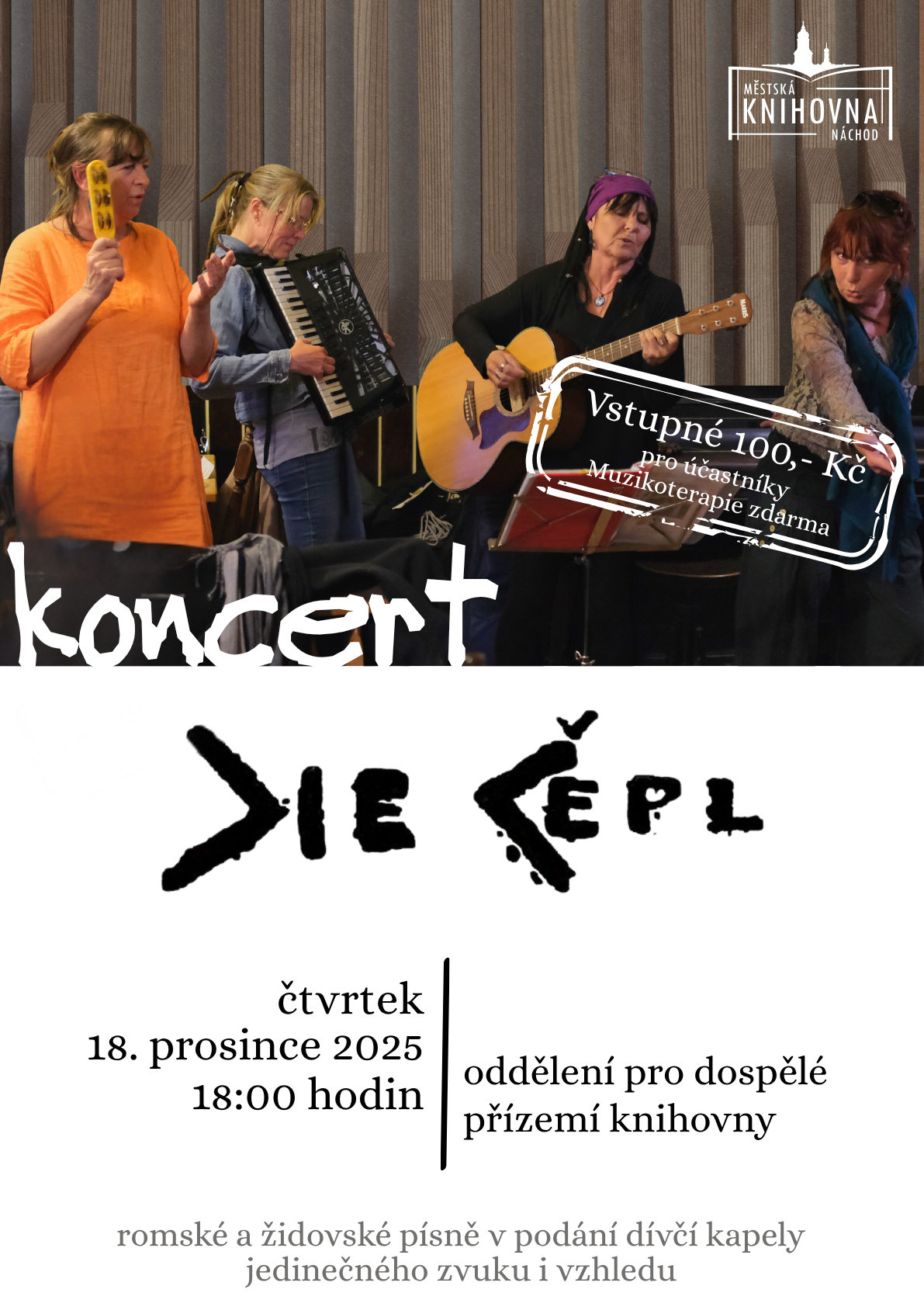 PlakátKoncert Die Čepl