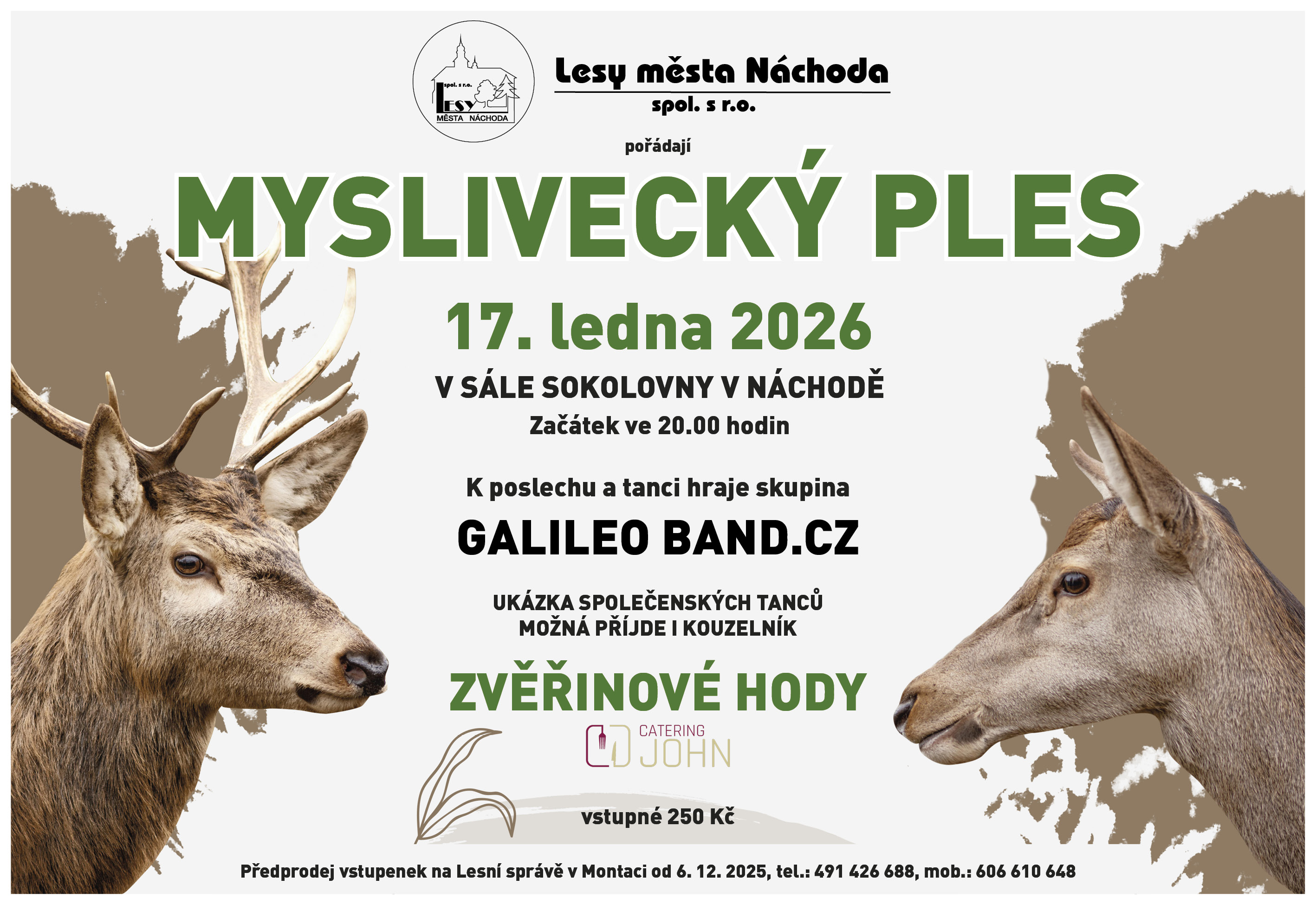 PlakátMyslivecký ples