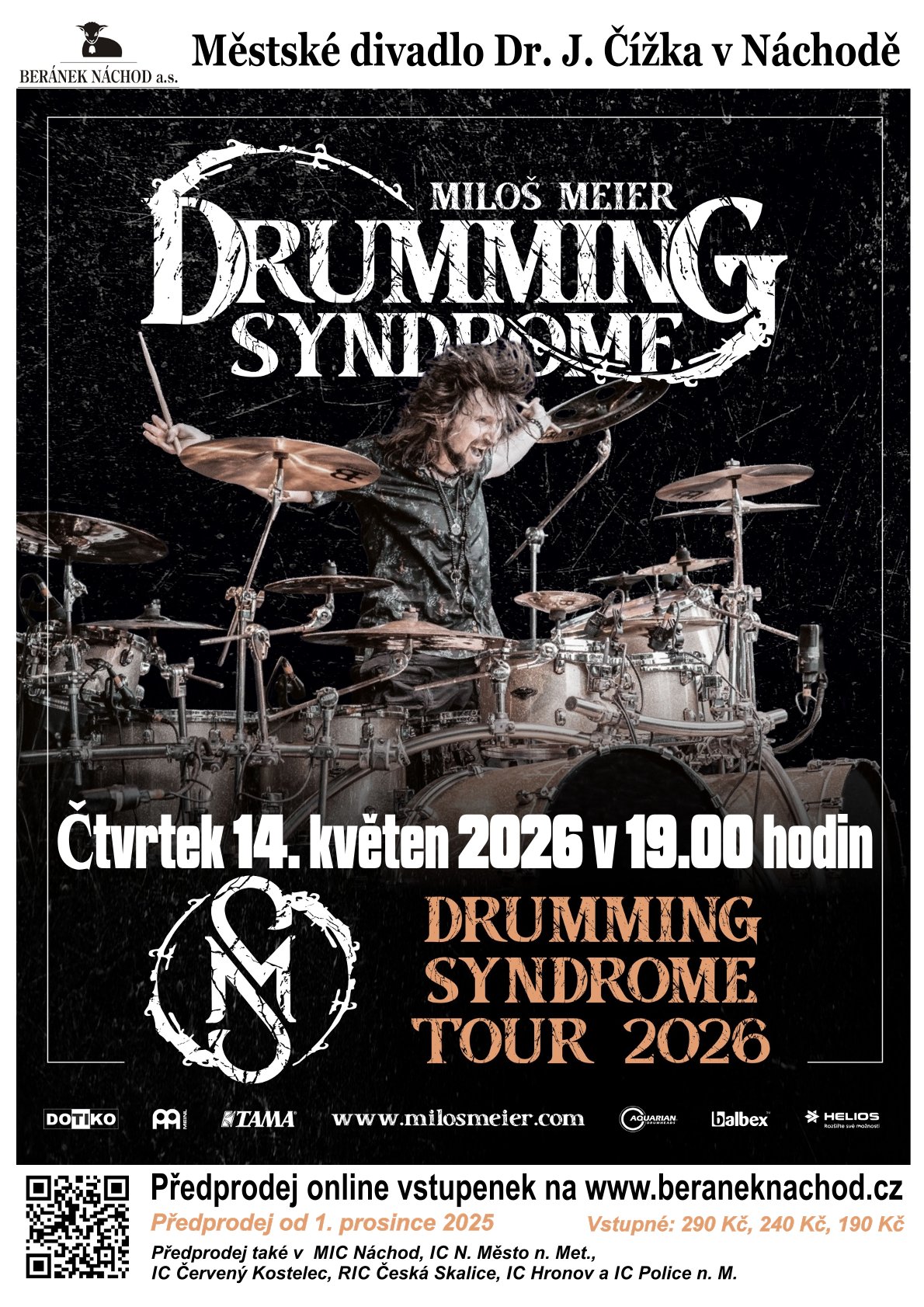 PlakátMiloš Meier - Drumming syndrome