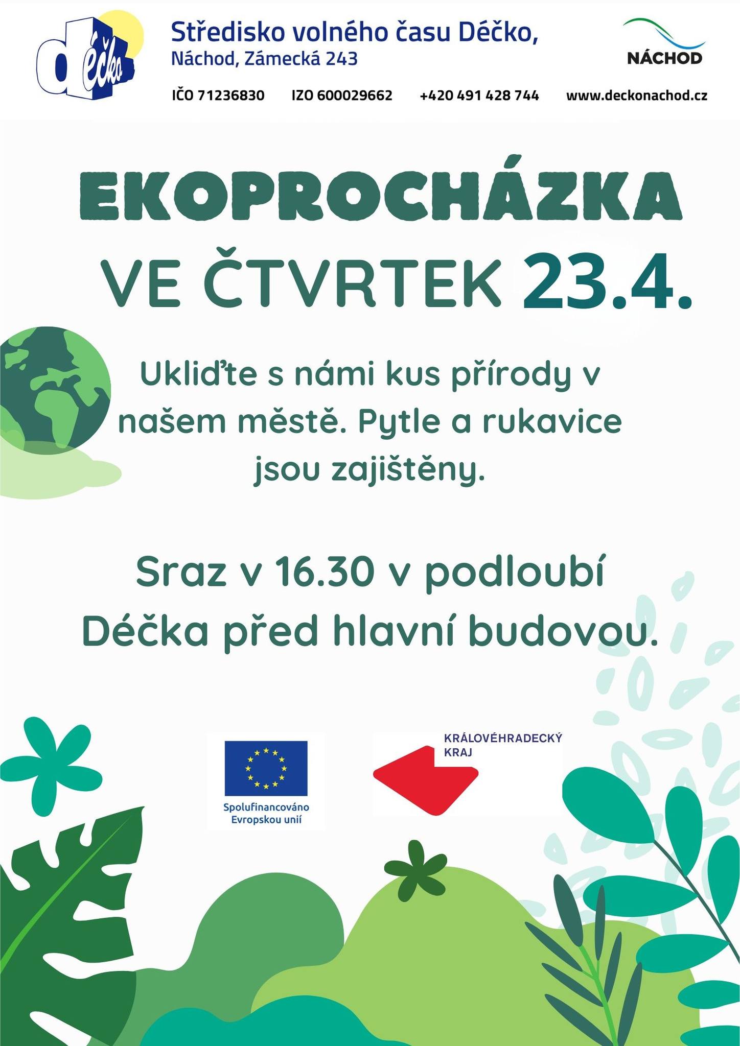 PlakátEkoprocházka v Náchodě